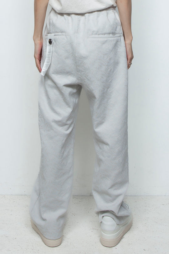 フルエンブロイダリージャージーイージーパンツ ICE GRAY