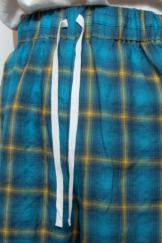 Epoch Cropped Pants (Then Blue/There Yellow)
