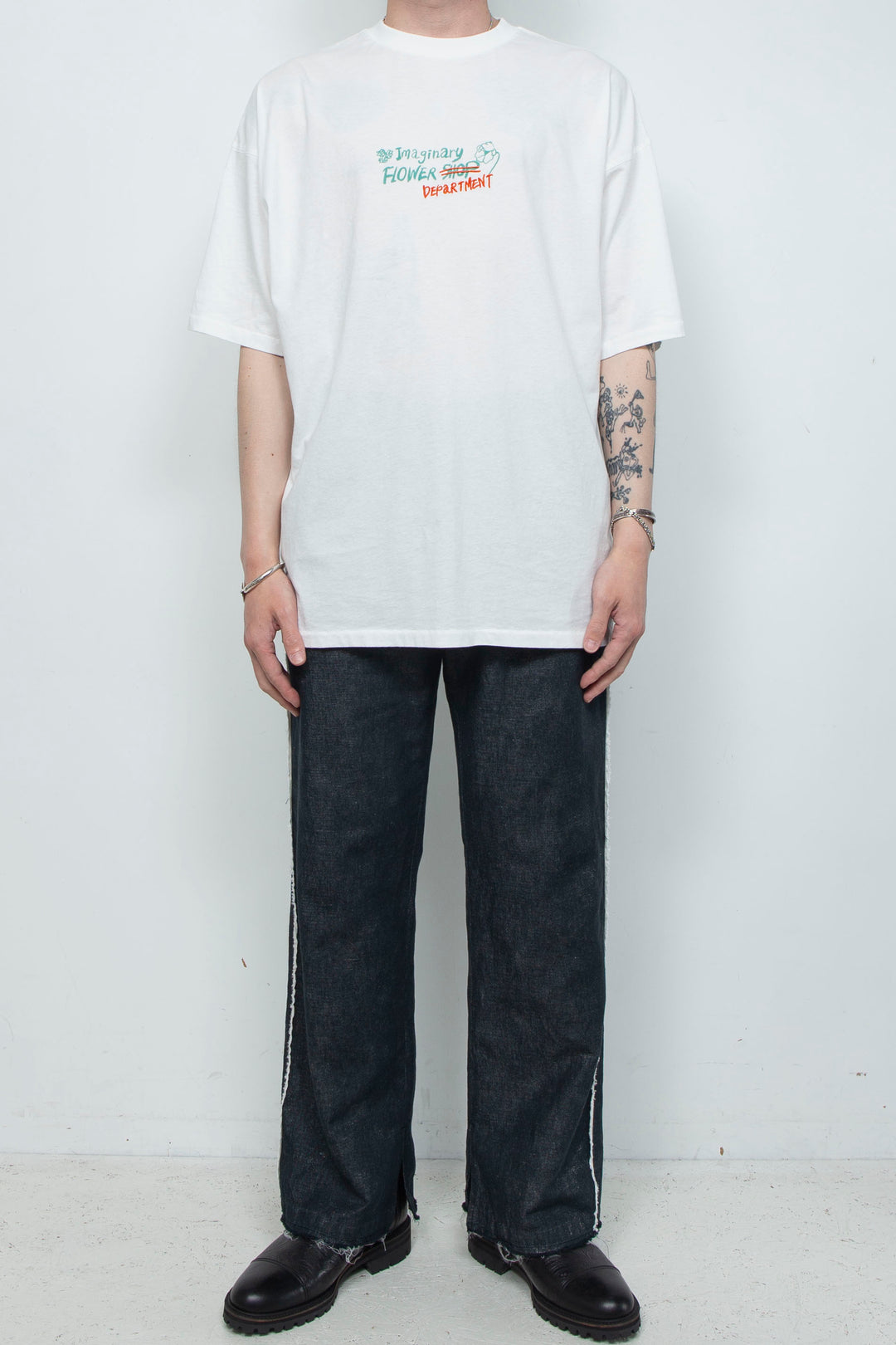 "TEE-NS".14 Imaginary FLOWER DEPaRTMENT Tee feat. MIO YAMAMOTO WHITE