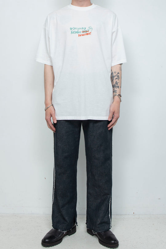"TEE-NS".14 Imaginary FLOWER DEPaRTMENT Tee feat. MIO YAMAMOTO WHITE