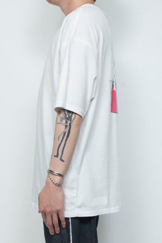 "TEE-NS".14 Imaginary FLOWER DEPaRTMENT Tee feat. MIO YAMAMOTO WHITE