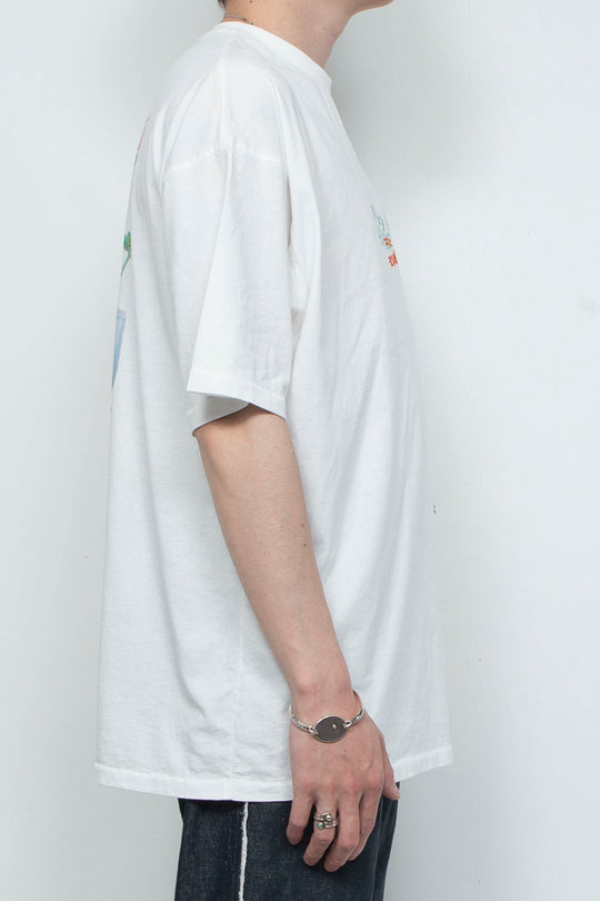 "TEE-NS".14 Imaginary FLOWER DEPaRTMENT Tee feat. MIO YAMAMOTO WHITE