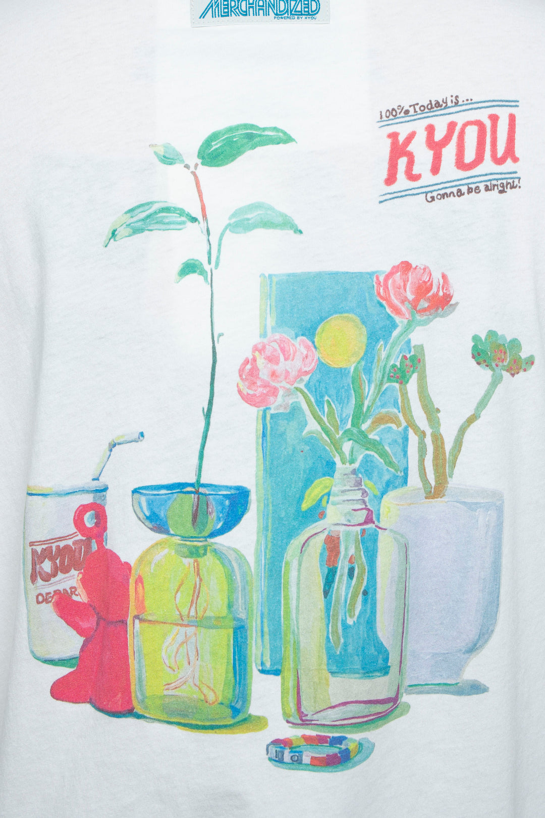 "TEE-NS".14 Imaginary FLOWER DEPaRTMENT Tee feat. MIO YAMAMOTO WHITE
