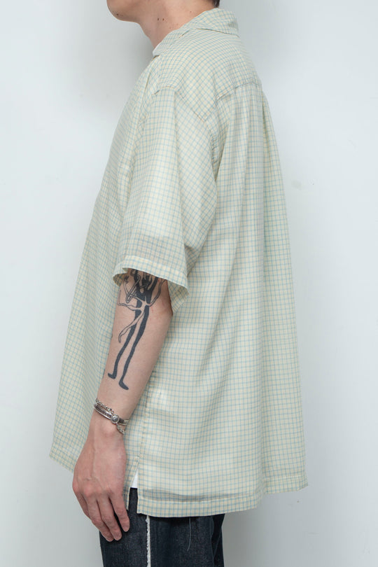 "HOME" Relax Pullover Shirt YELLOW