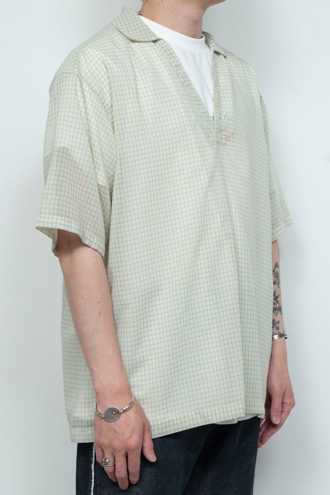 "HOME" Relax Pullover Shirt YELLOW