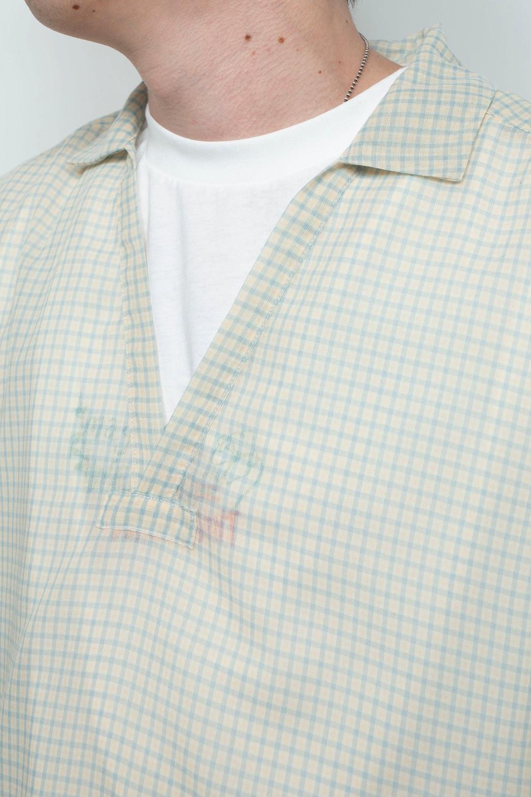 "HOME" Relax Pullover Shirt YELLOW