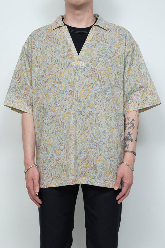 "HOME" Relax Pullover Shirt PAISELY