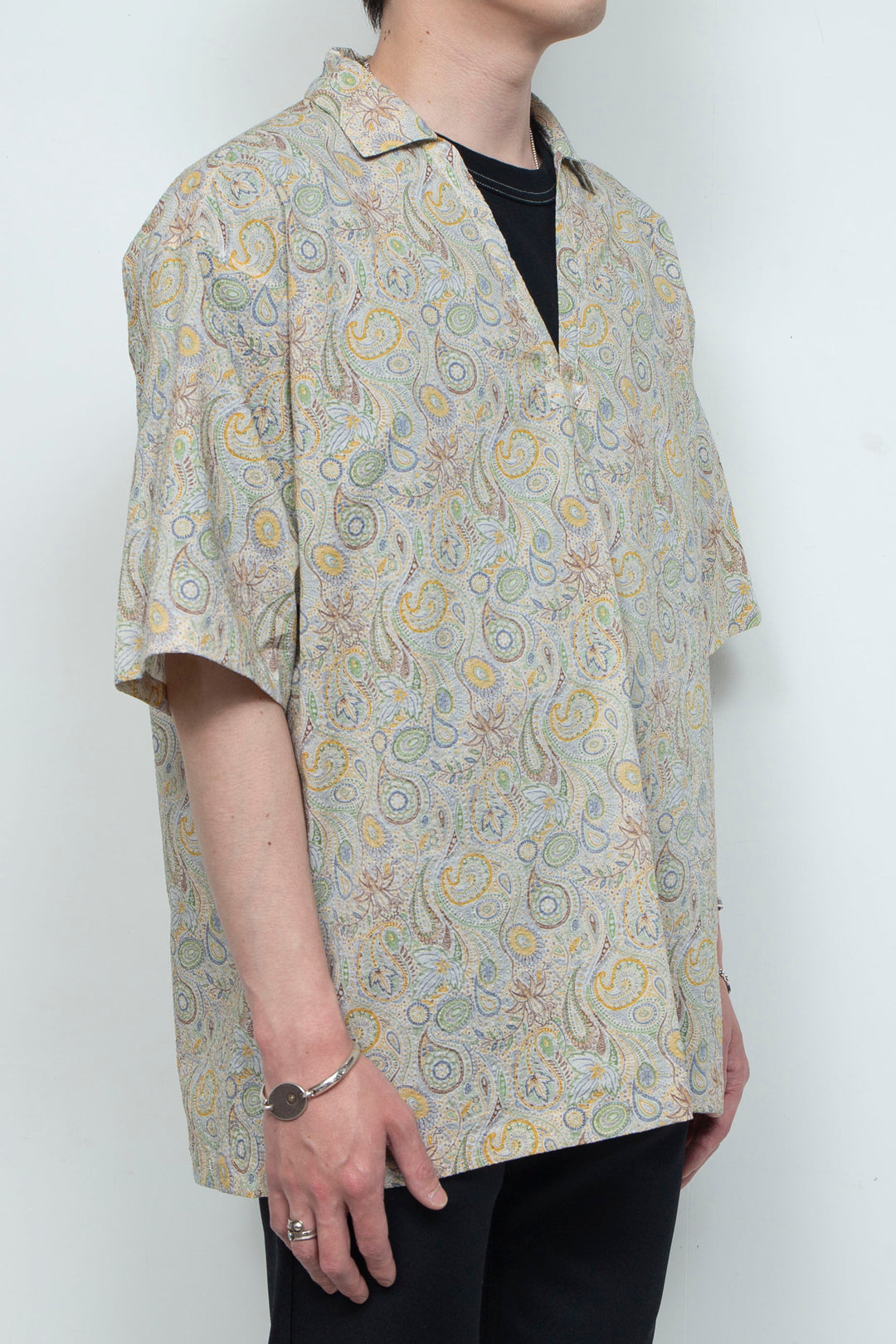 "HOME" Relax Pullover Shirt PAISELY