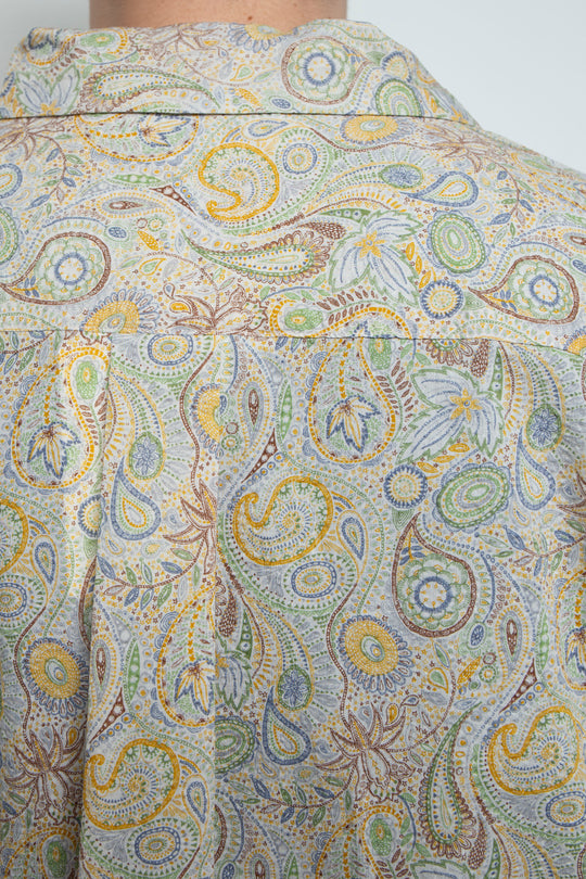 "HOME" Relax Pullover Shirt PAISELY