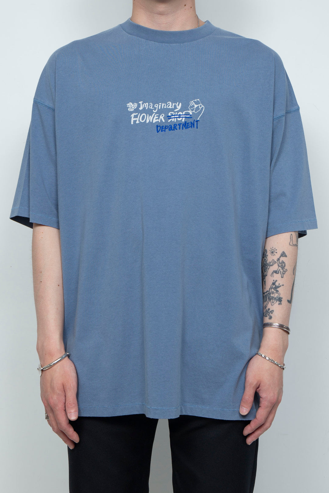 "TEE-NS".14 Imaginary FLOWER DEPaRTMENT Tee feat. MIO YAMAMOTO NAVY