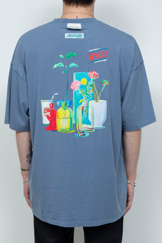 "TEE-NS".14 Imaginary FLOWER DEPaRTMENT Tee feat. MIO YAMAMOTO NAVY