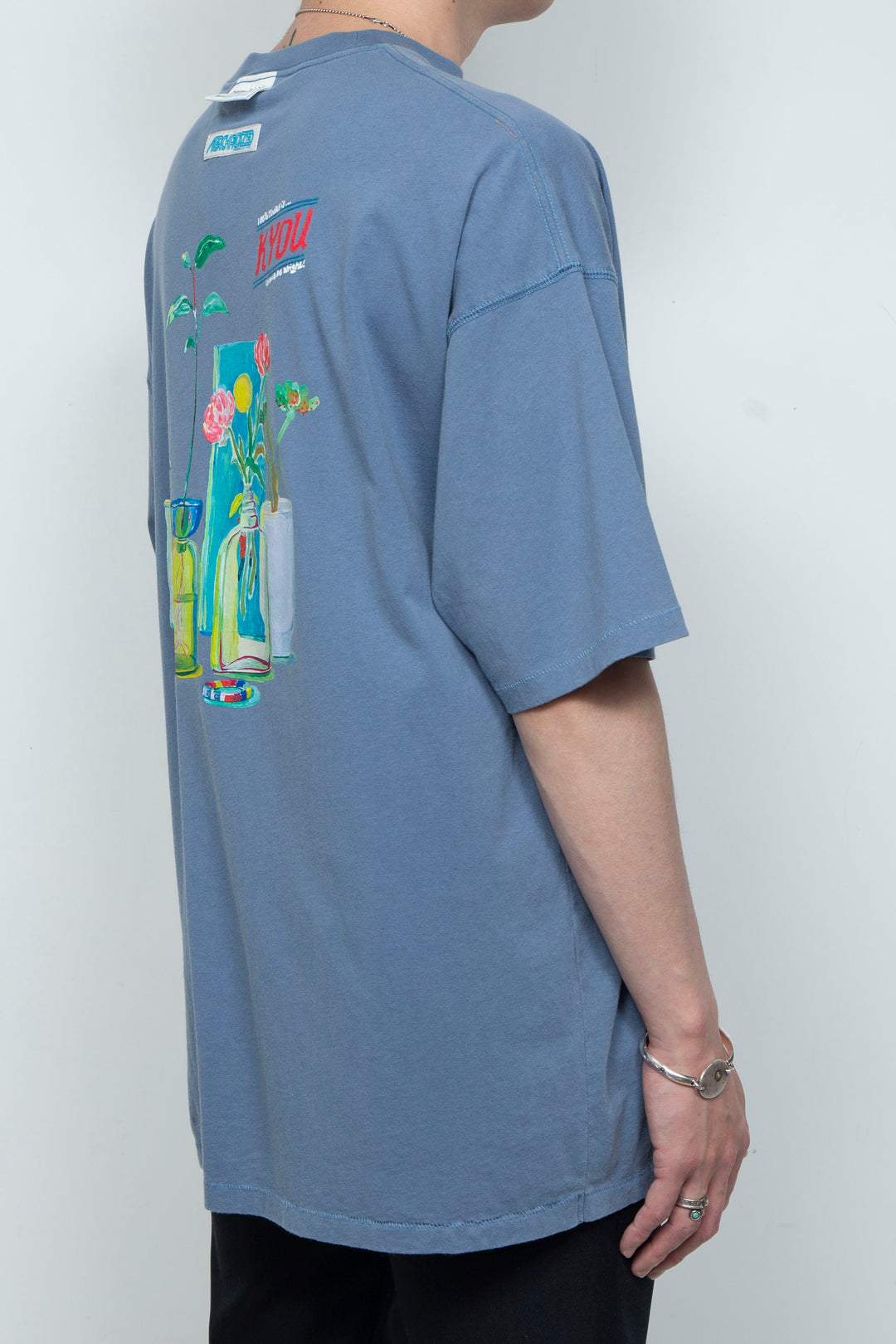 "TEE-NS".14 Imaginary FLOWER DEPaRTMENT Tee feat. MIO YAMAMOTO NAVY