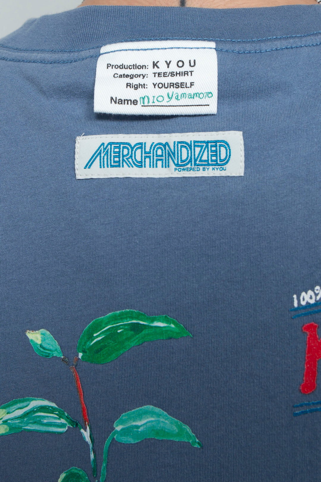 "TEE-NS".14 Imaginary FLOWER DEPaRTMENT Tee feat. MIO YAMAMOTO NAVY
