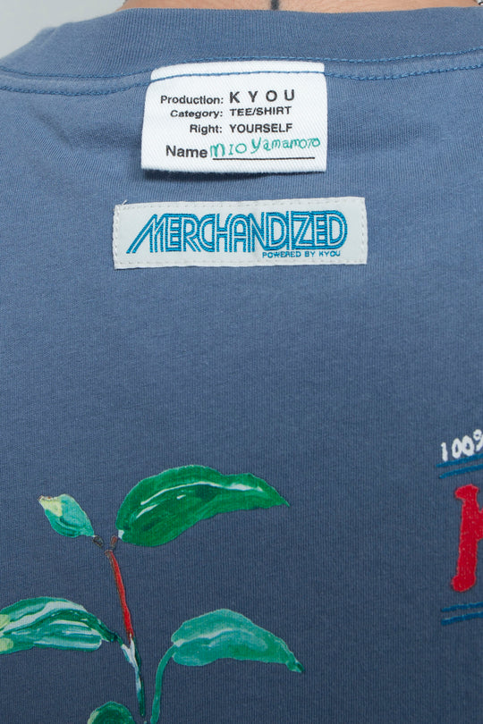 "TEE-NS".14 Imaginary FLOWER DEPaRTMENT Tee feat. MIO YAMAMOTO NAVY