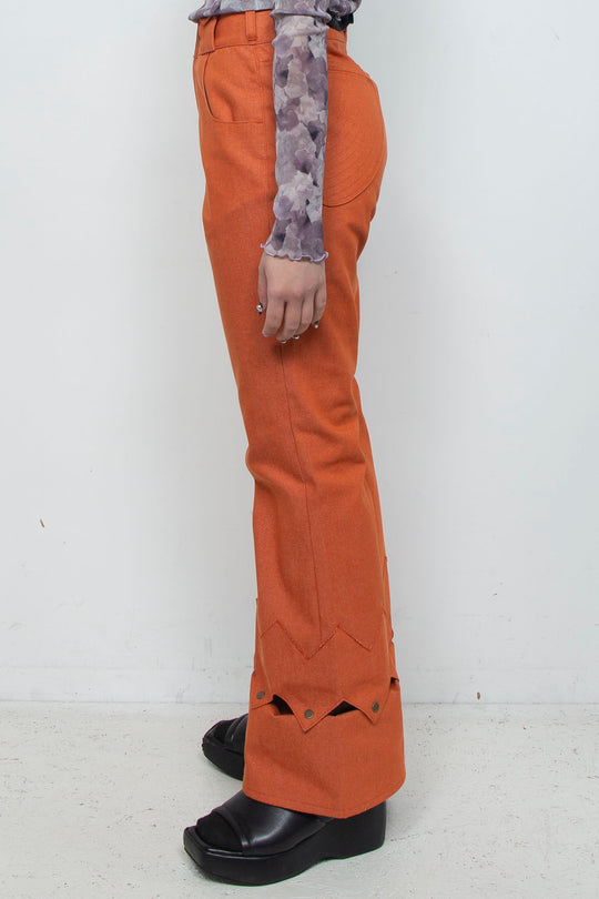 Goldfish Denim Trousers Orange