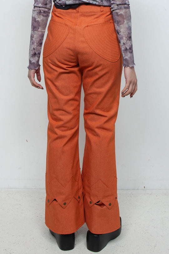 Goldfish Denim Trousers Orange