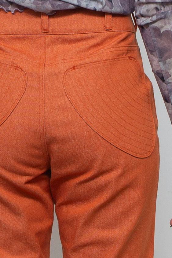 Goldfish Denim Trousers Orange