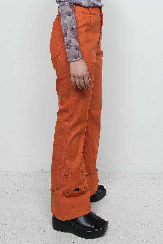 Goldfish Denim Trousers Orange