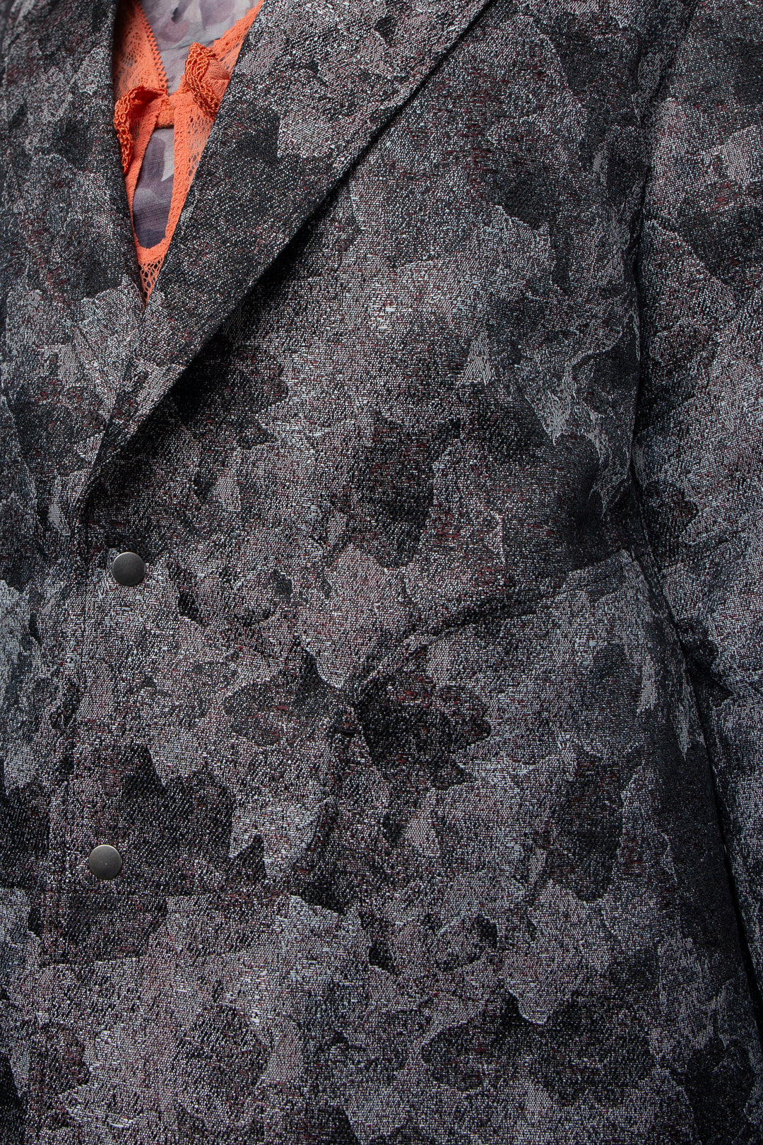 Snapdragon Floral Jacquard Jacket Grey