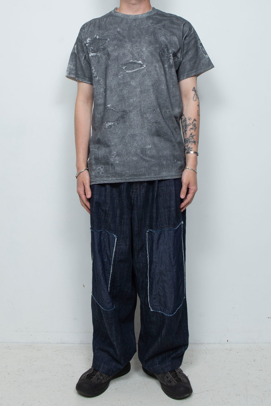 Denim 2tuck Pants Indigo Blue