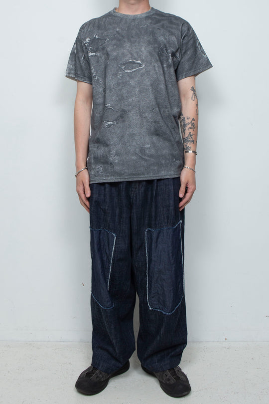 Denim 2tuck Pants Indigo Blue
