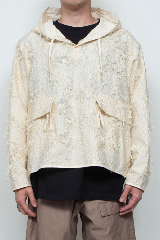 Jacquard Anorak Ivory
