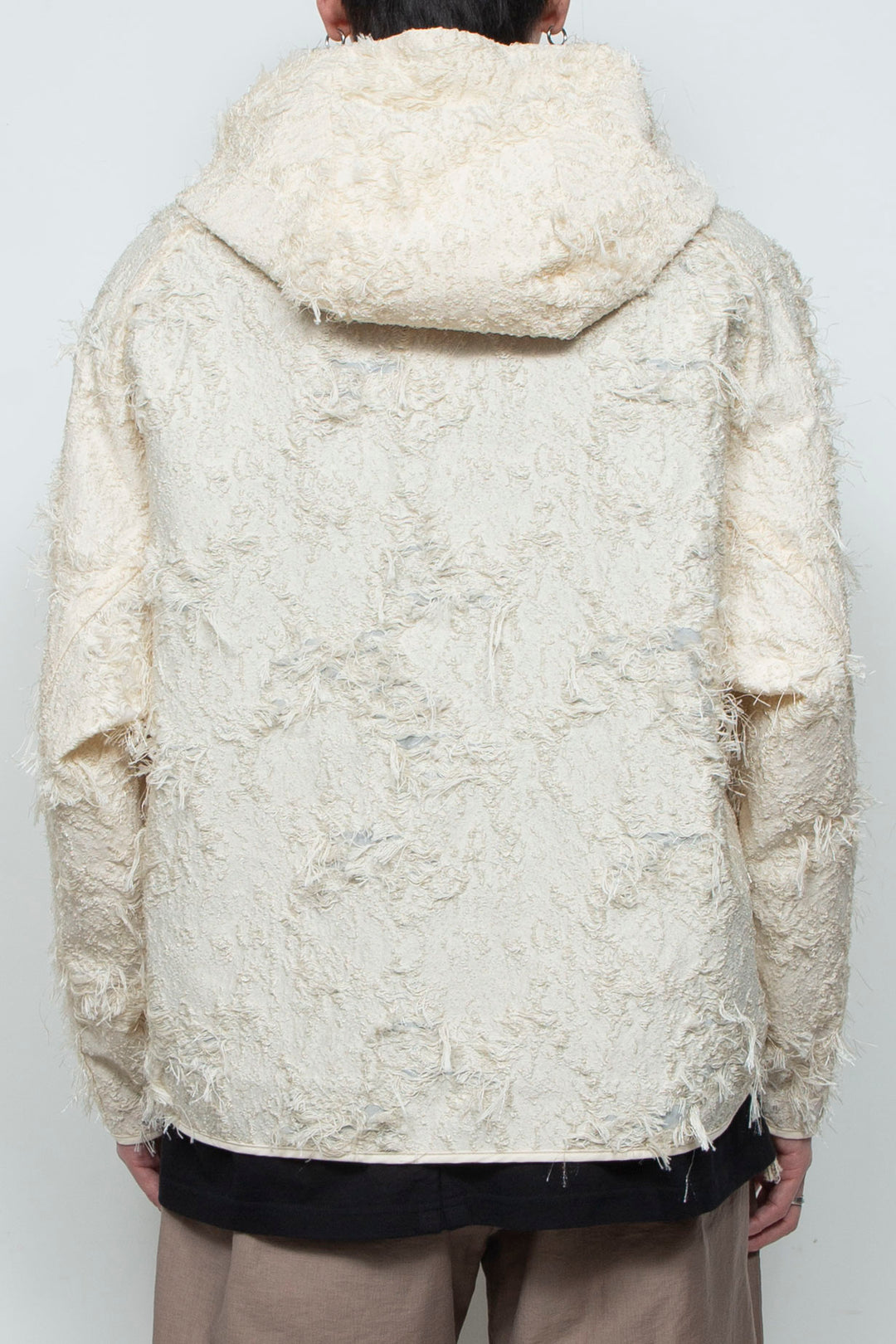 Jacquard Anorak Ivory