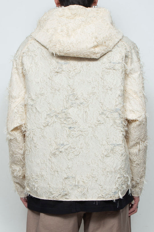 Jacquard Anorak Ivory