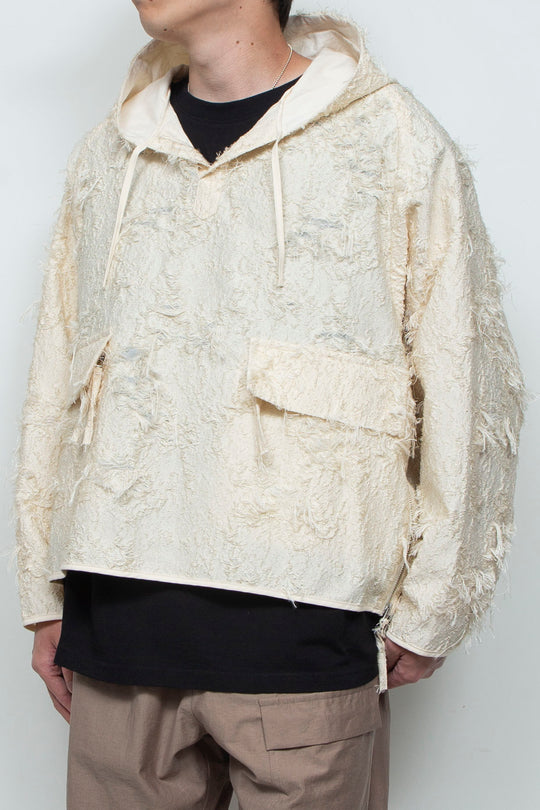 Jacquard Anorak Ivory