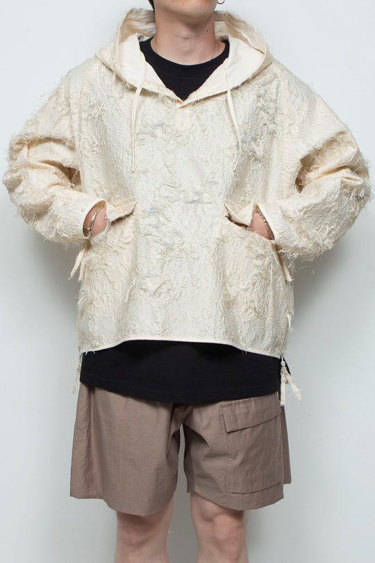 Jacquard Anorak Ivory