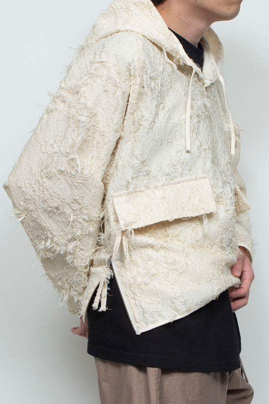Jacquard Anorak Ivory