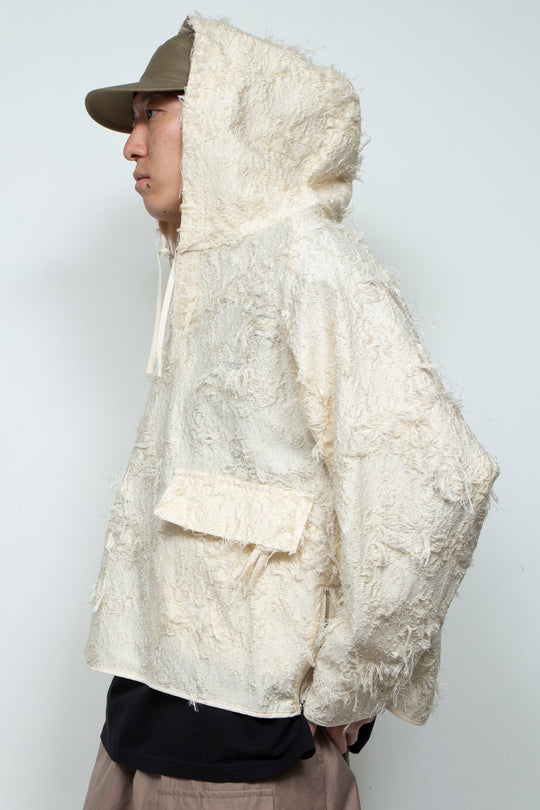 Jacquard Anorak Ivory
