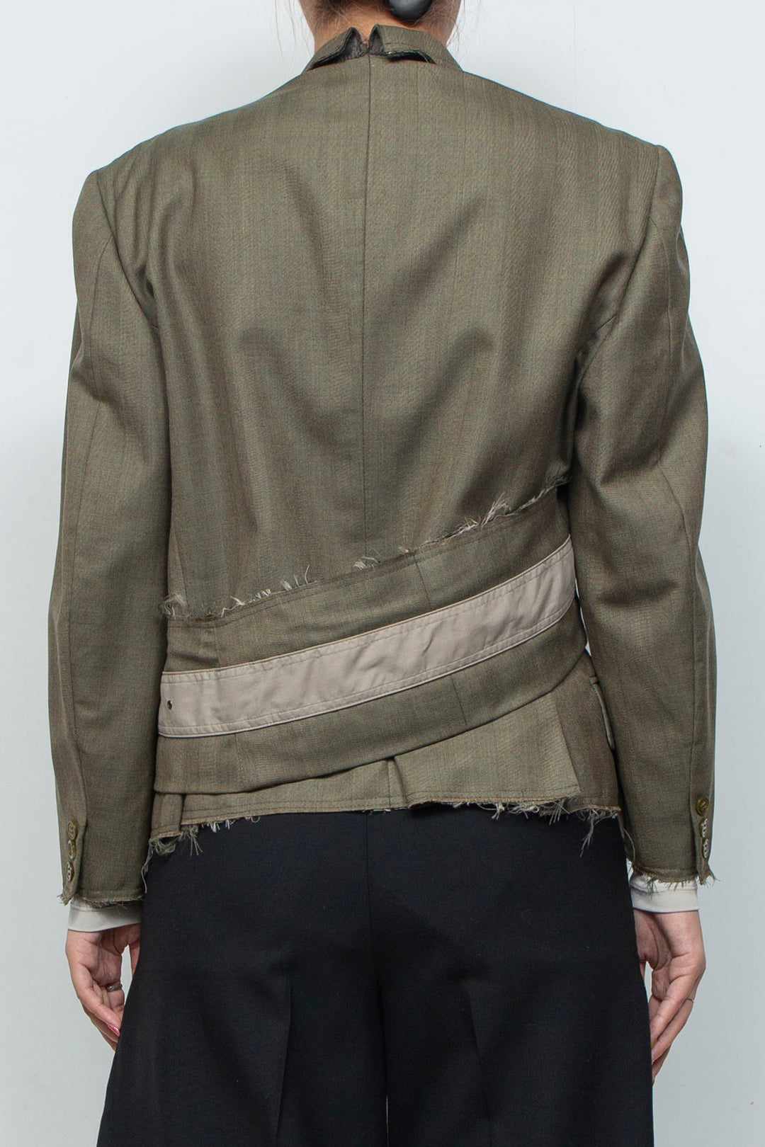 WRAPPED BELT TAILORED JACKET