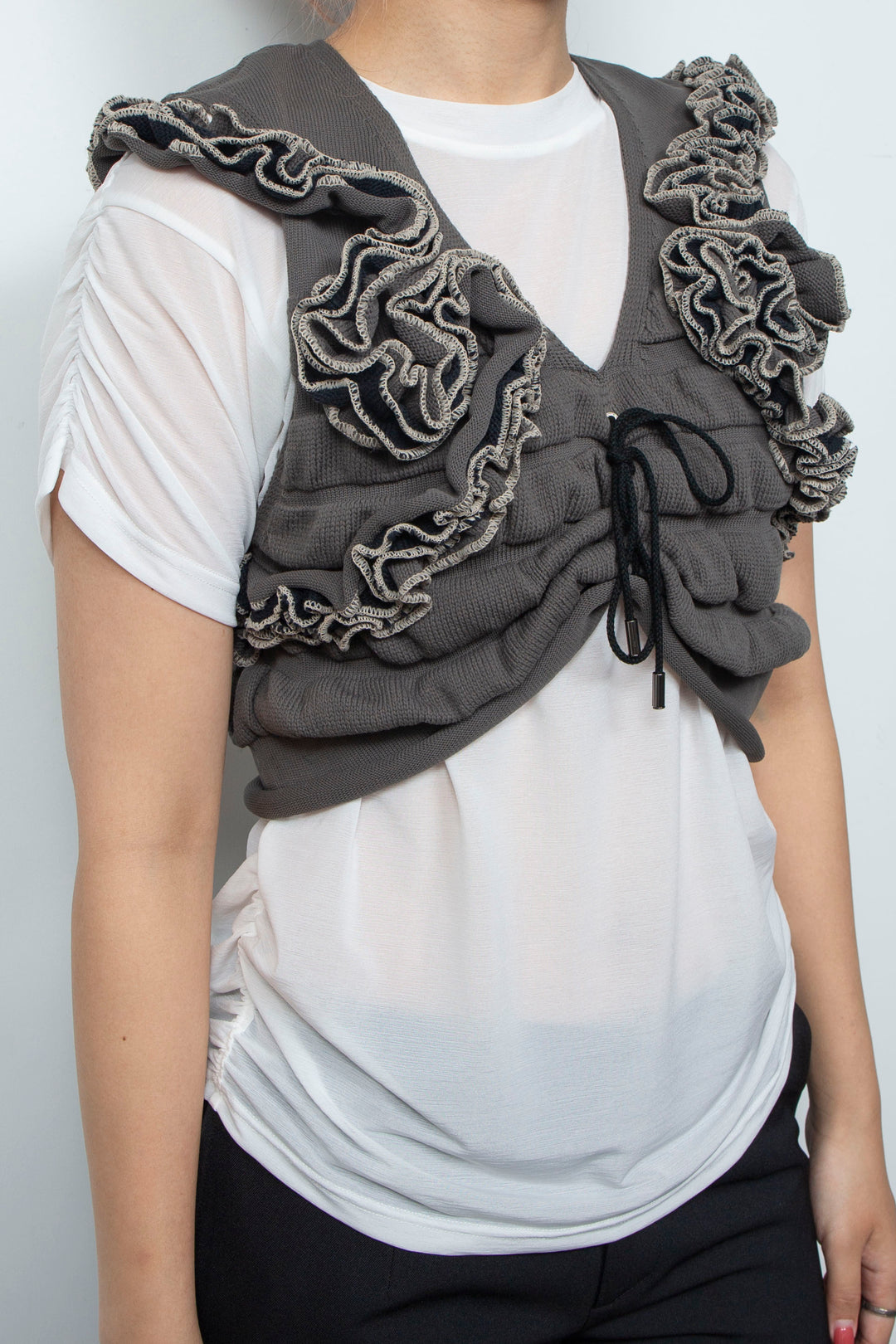 Knit TOPS Brown