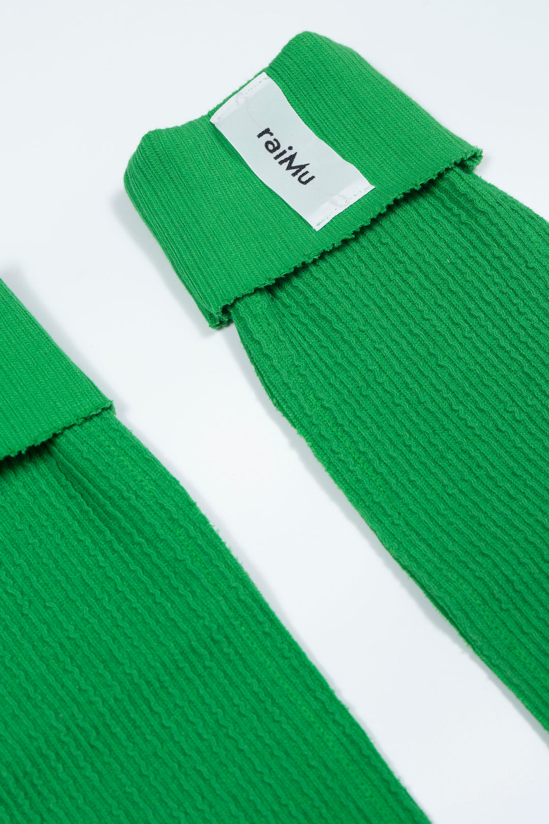 Rib Knit Arm Cover Green