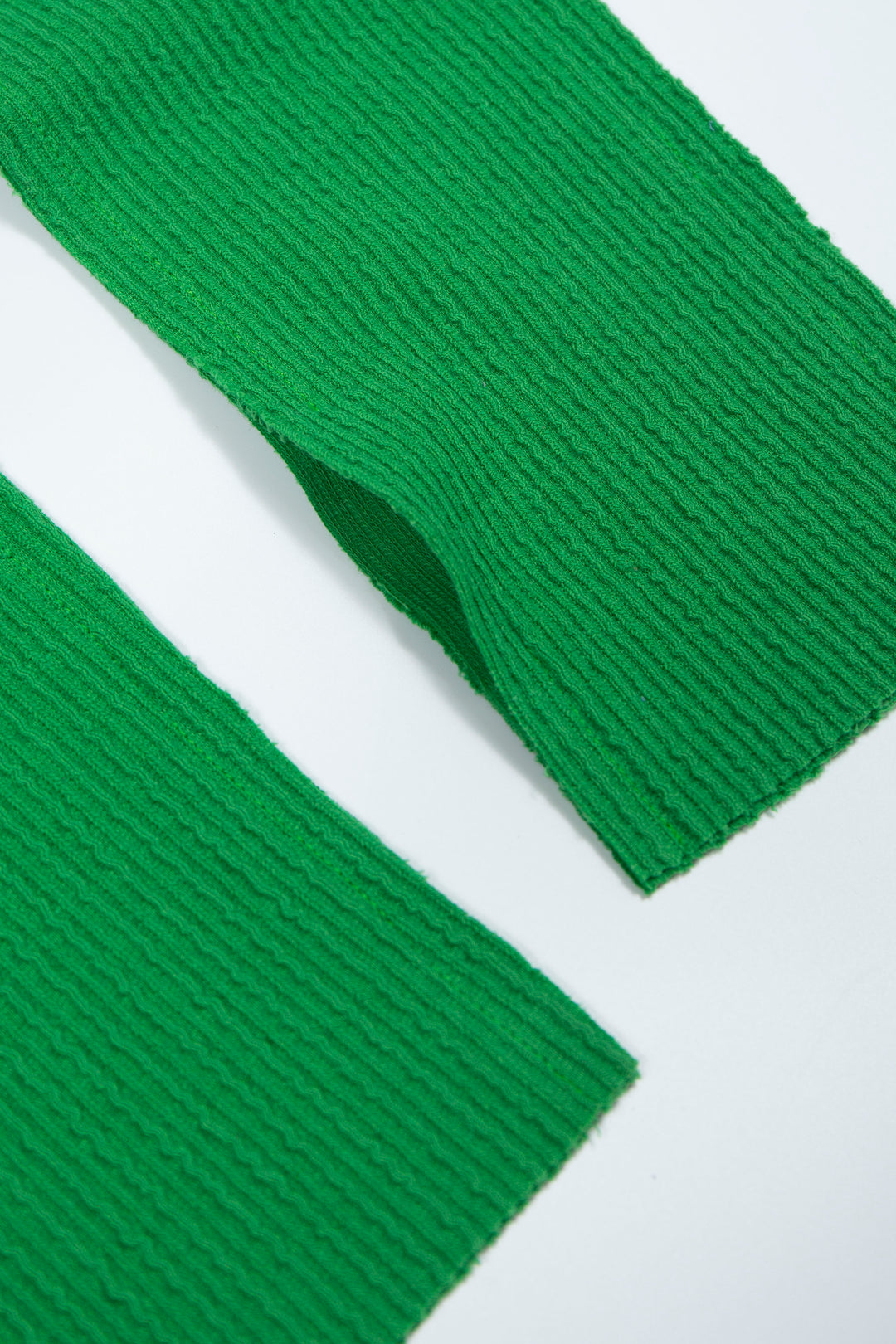 Rib Knit Arm Cover Green