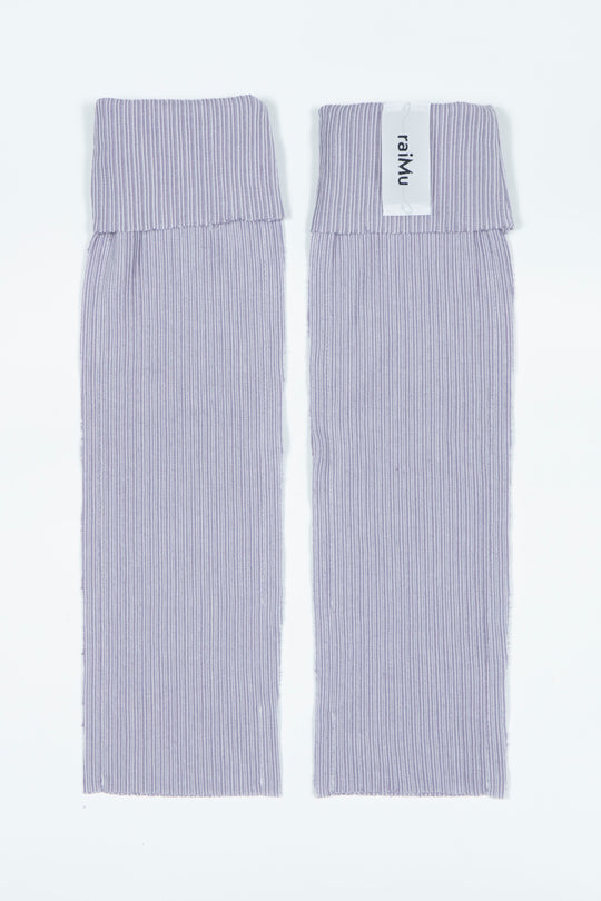 Rib Knit Arm Cover Purple