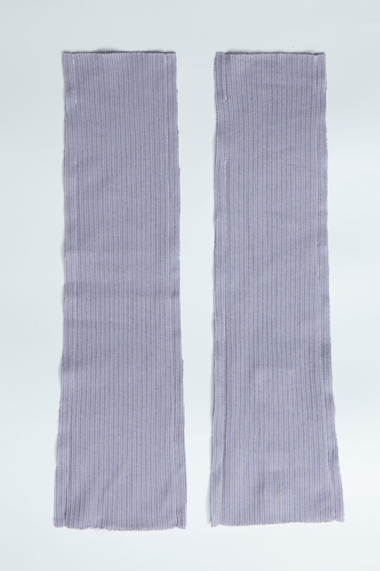 Rib Knit Arm Cover Purple