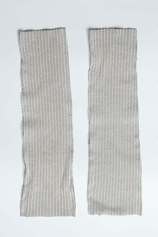 Rib Knit Arm Cover White