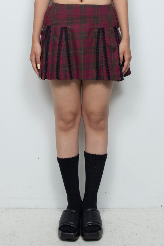 Very Short Skirt Red