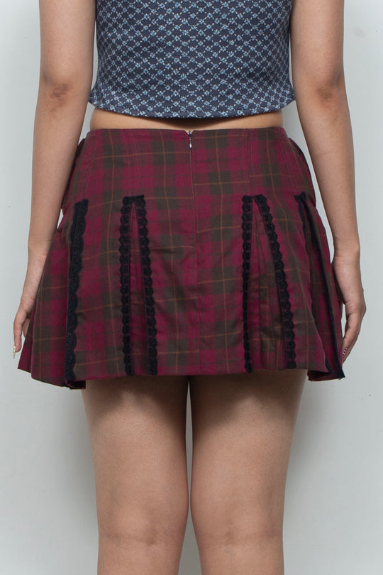 Very Short Skirt Red