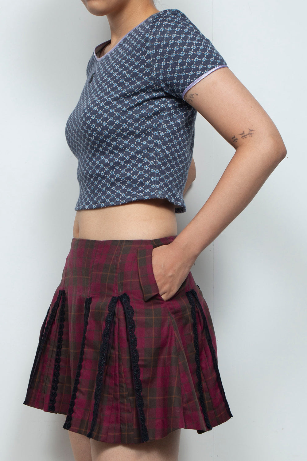 Very Short Skirt Red