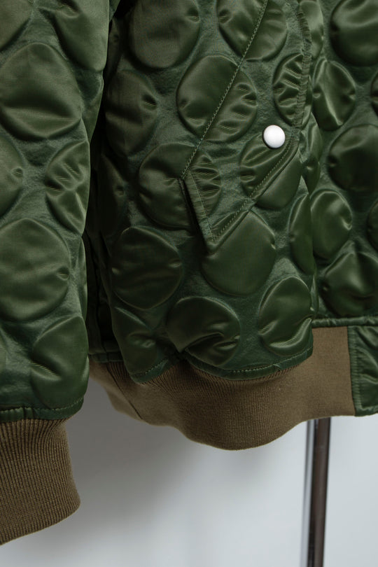 Rib Knit MA-1 Khaki