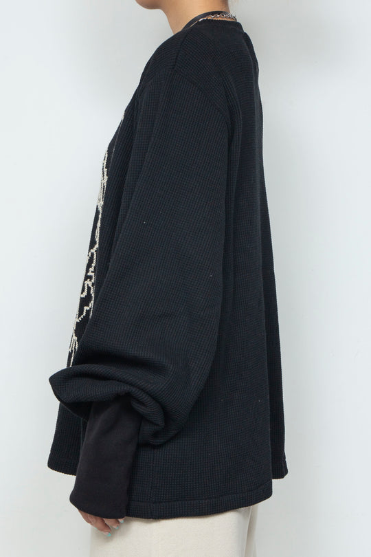 PIXEL PULLOVER [DOROTHY] BLACK