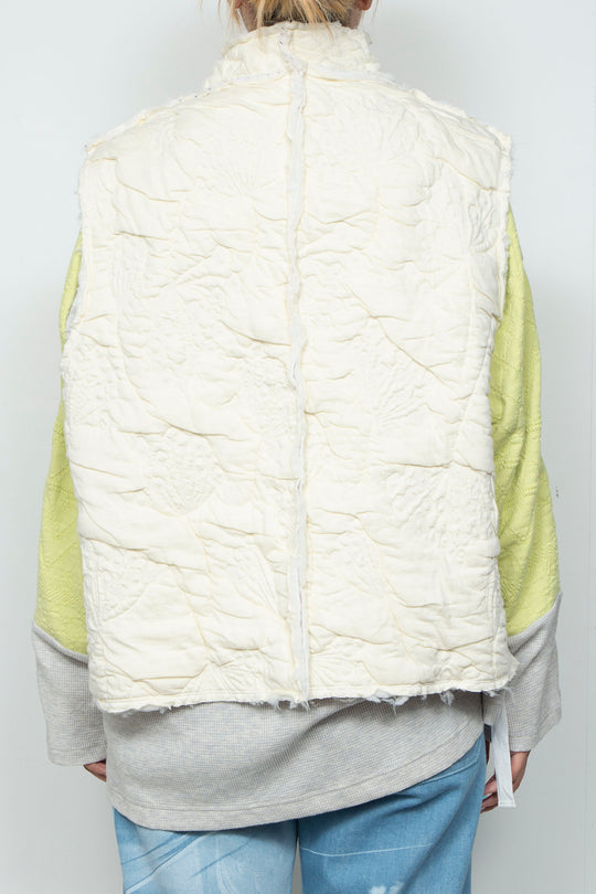 Anacro Vest (Record Ivory/Pink)