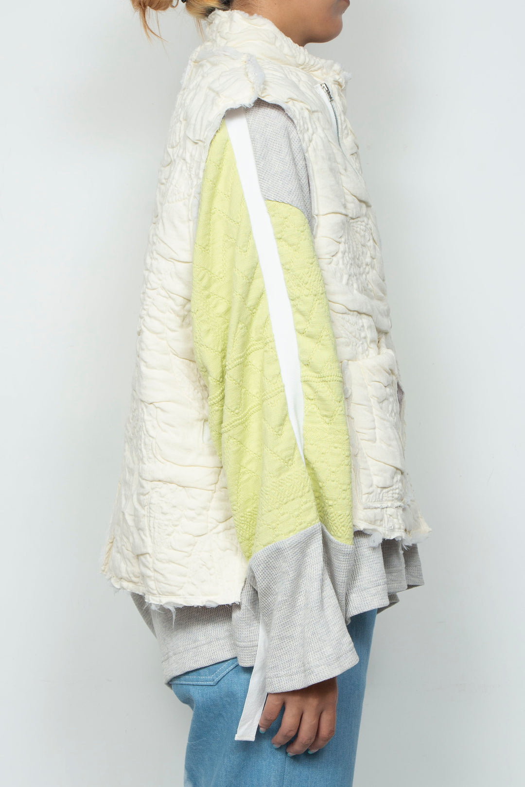 Anacro Vest (Record Ivory/Pink)