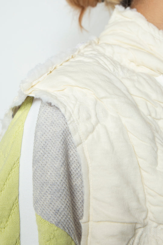Anacro Vest (Record Ivory/Pink)