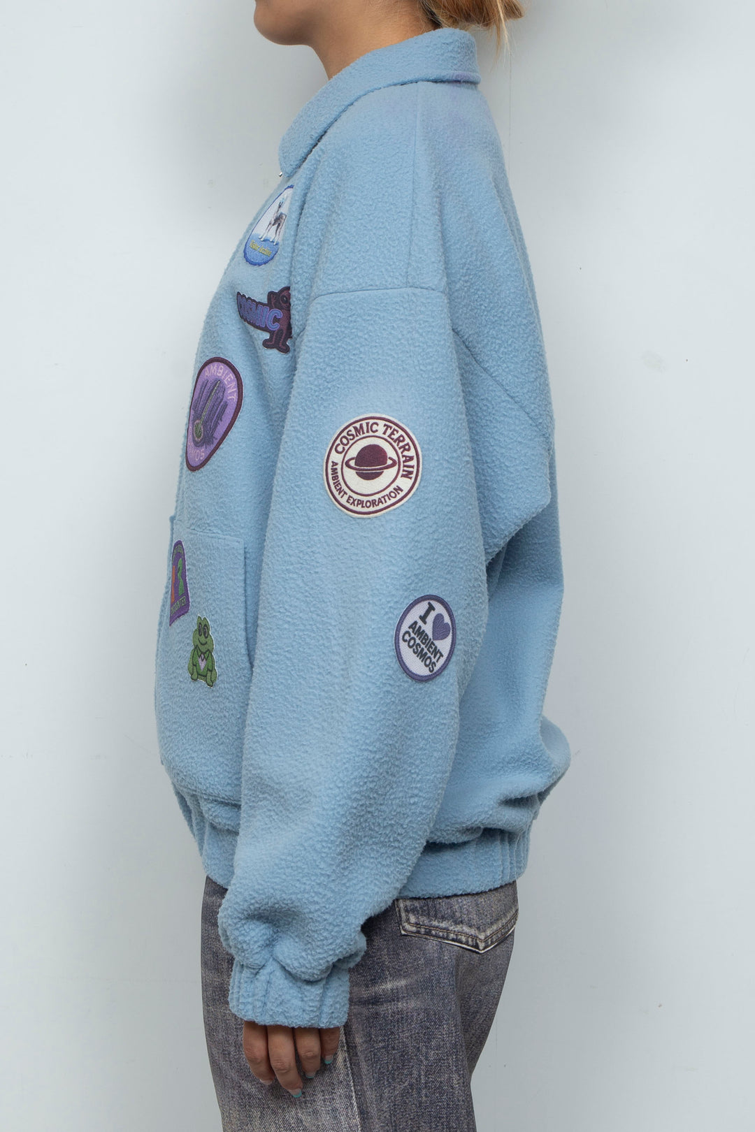 FLEECE BLOUSON BLUE