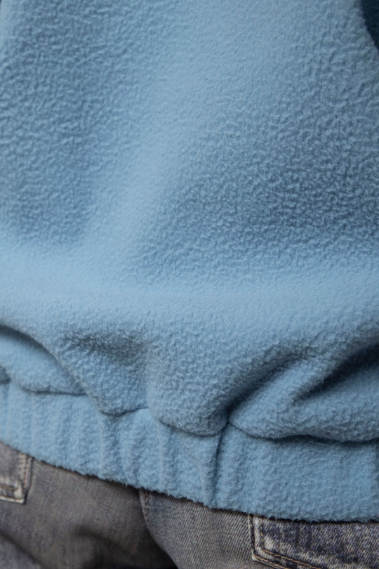 FLEECE BLOUSON BLUE