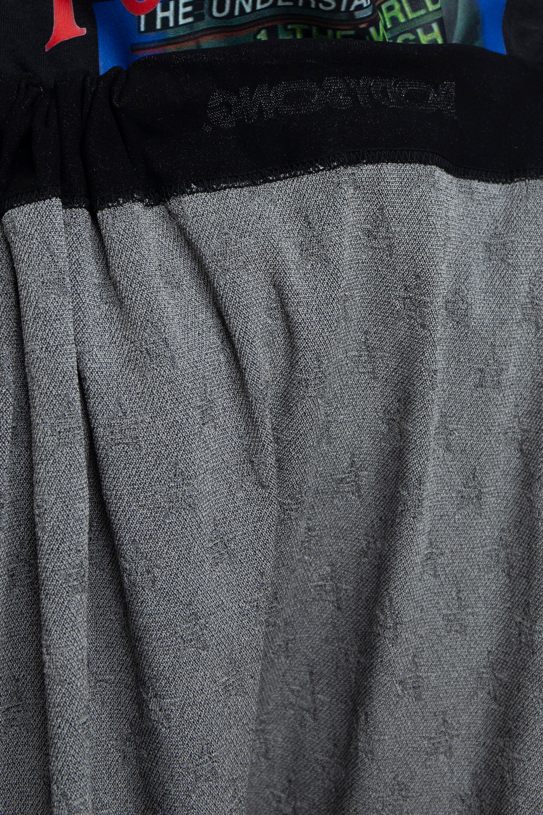 REVERSIBLE SEAMLESS "GALAXY" PANTS BLACK